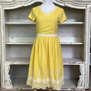 Yellow 50s Inspired Dress